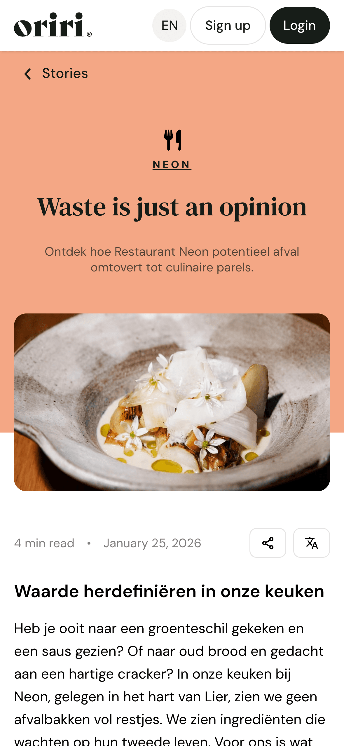 Showcase your story. Highlight the origins and producers behind your dishes.